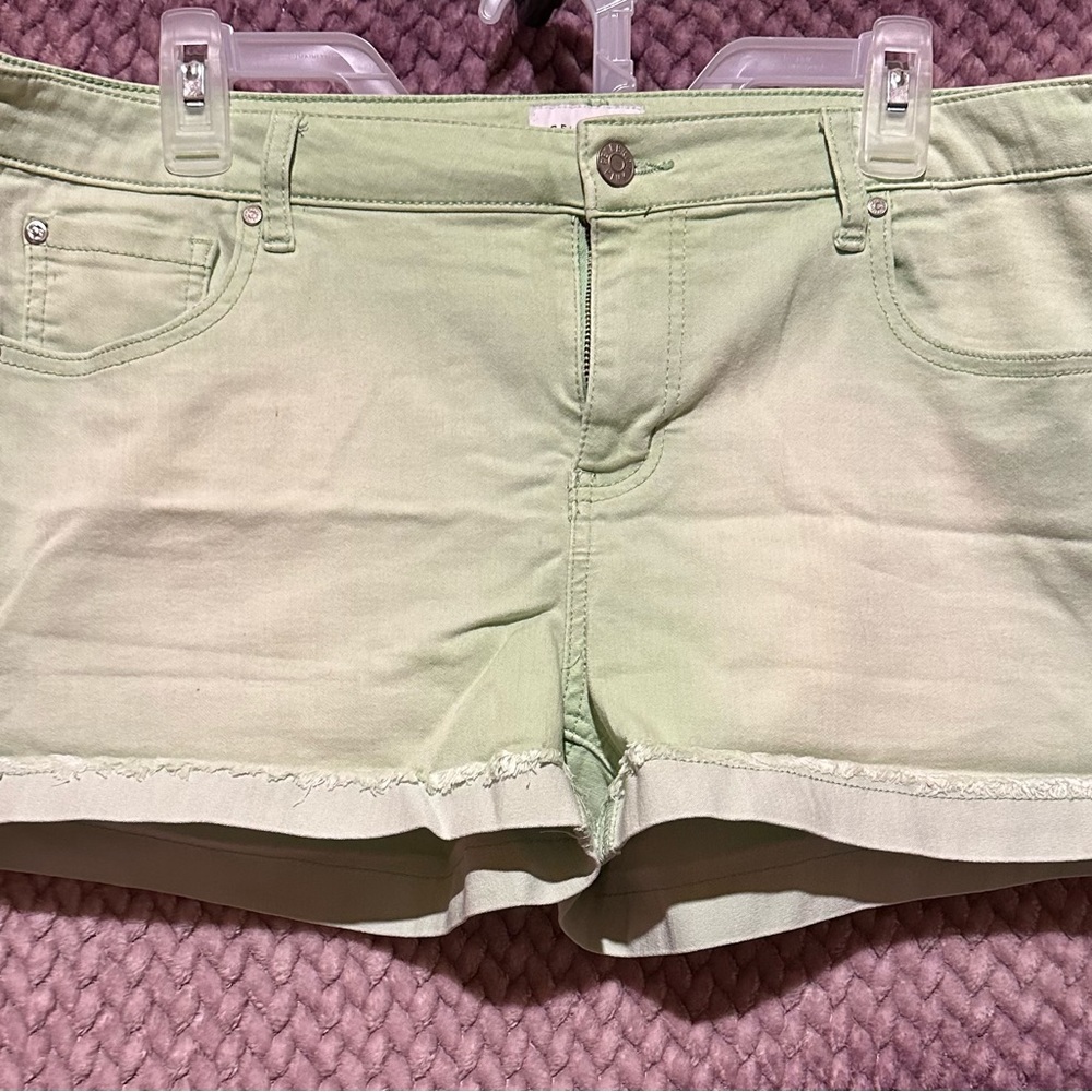 Lime green shorts